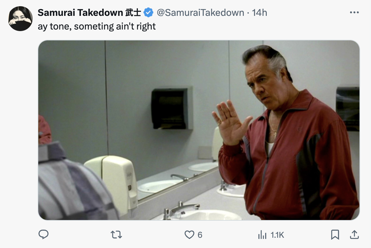Meme tagged reaction, twitter